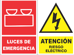 Luces de emergencia señaletica